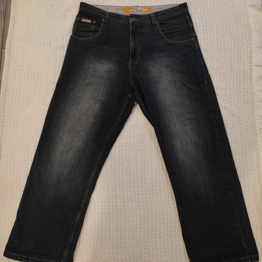Paco Denim Jeans Blue Y2K 90s Men's 40x33 RN 85069 Vintage